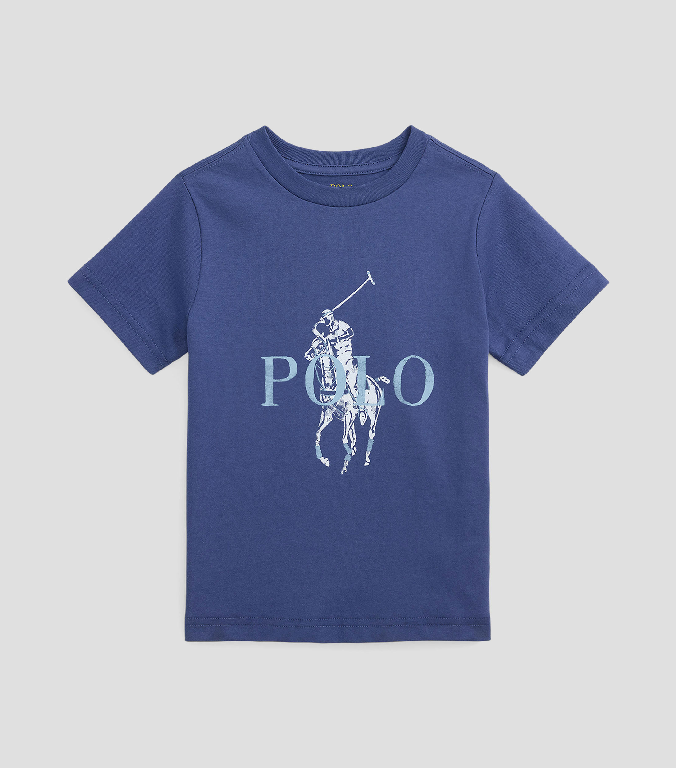 Playera cuello redondo manga corta estampada Niño